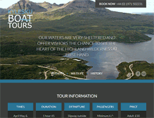 Tablet Screenshot of kyleskuboattours.com
